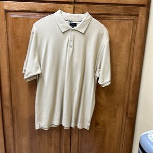 Men’s Burberry golf polo in khaki